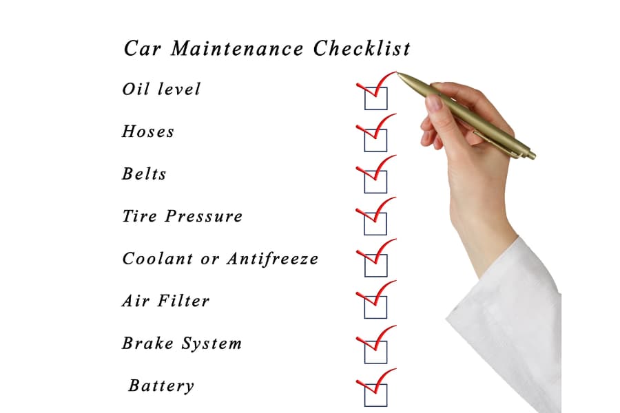 car maintenane checklist