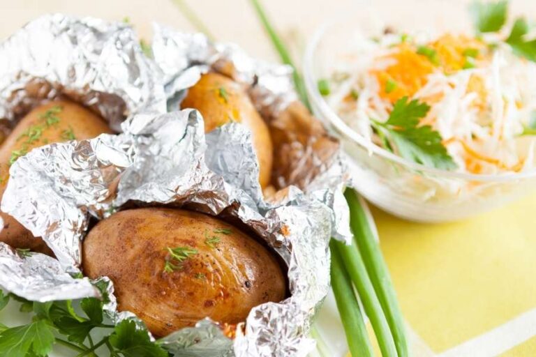 The Easiest Grilled Baked Potatoes (in foil) You'll Ever Make