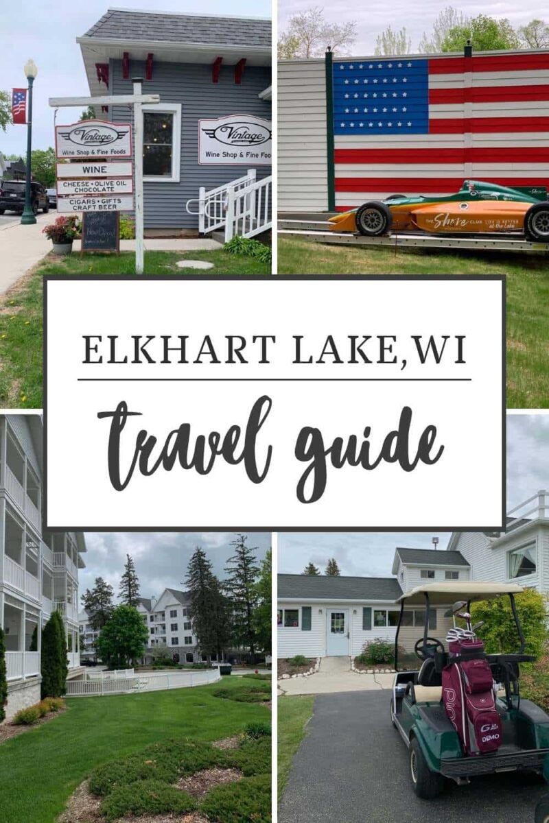 collage of sites to see in elkhart lake wi