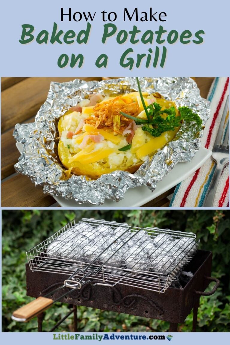 The Easiest Grilled Baked Potatoes (in foil) You'll Ever Make