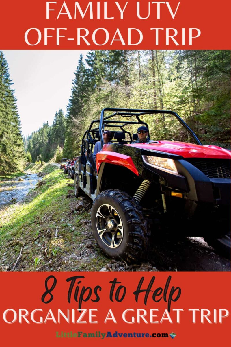 group UTV riding