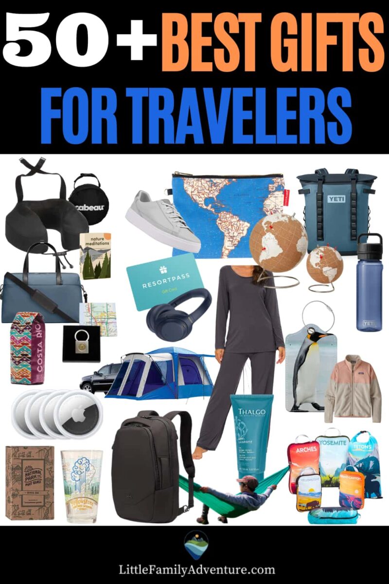 pinterest collage of best gift ideas for travelers