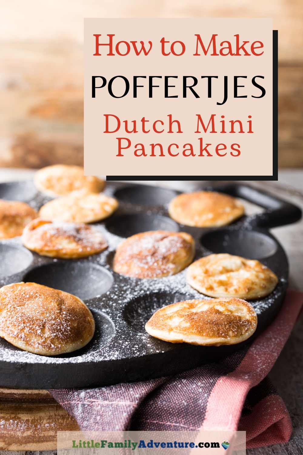 Mini Dutch Pancakes - Poffertjes Recipe