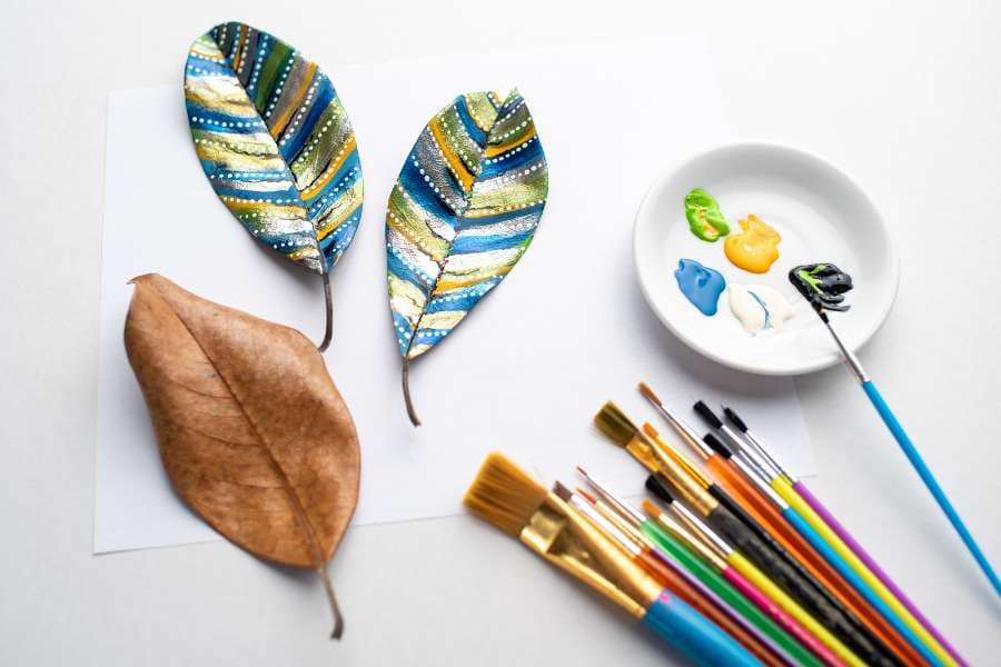 fall leaf painting craft