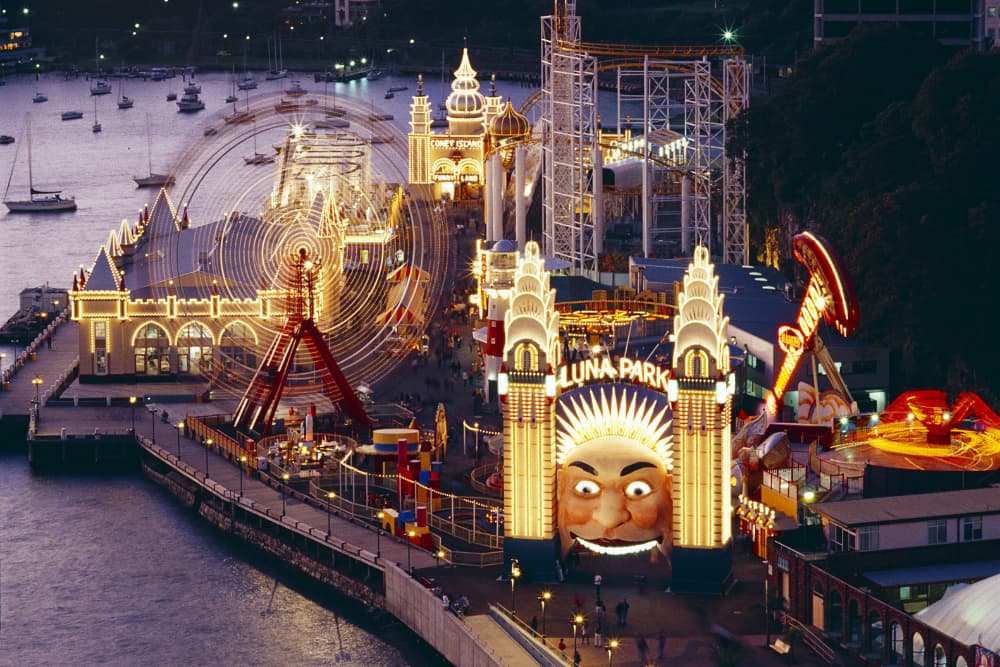 Aerial view of Luna Park