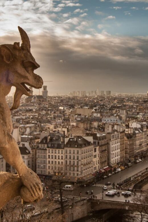 gargoyle in paris