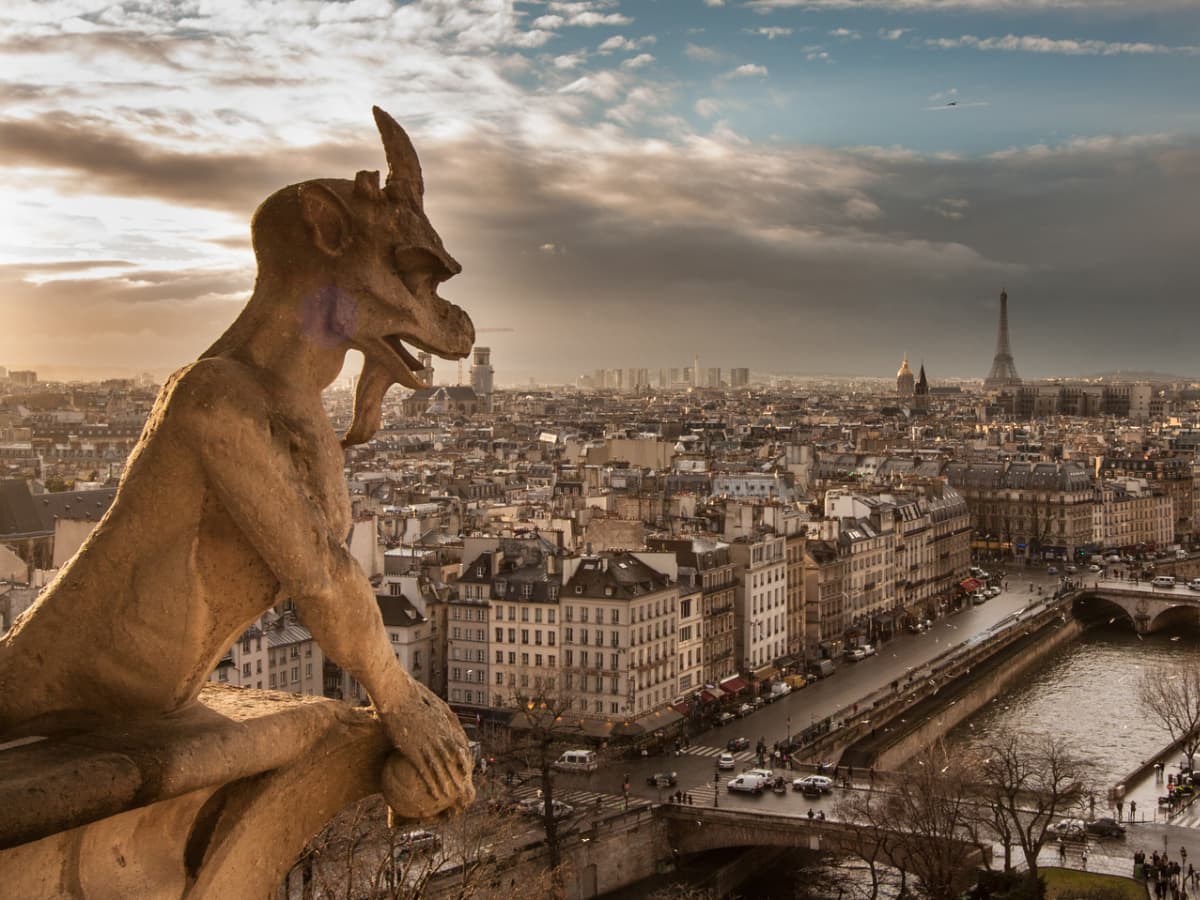 gargoyle in paris