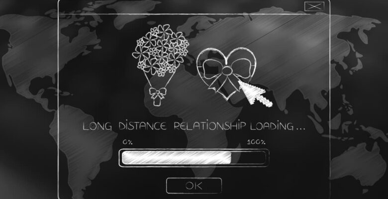 long distance relationship graphic