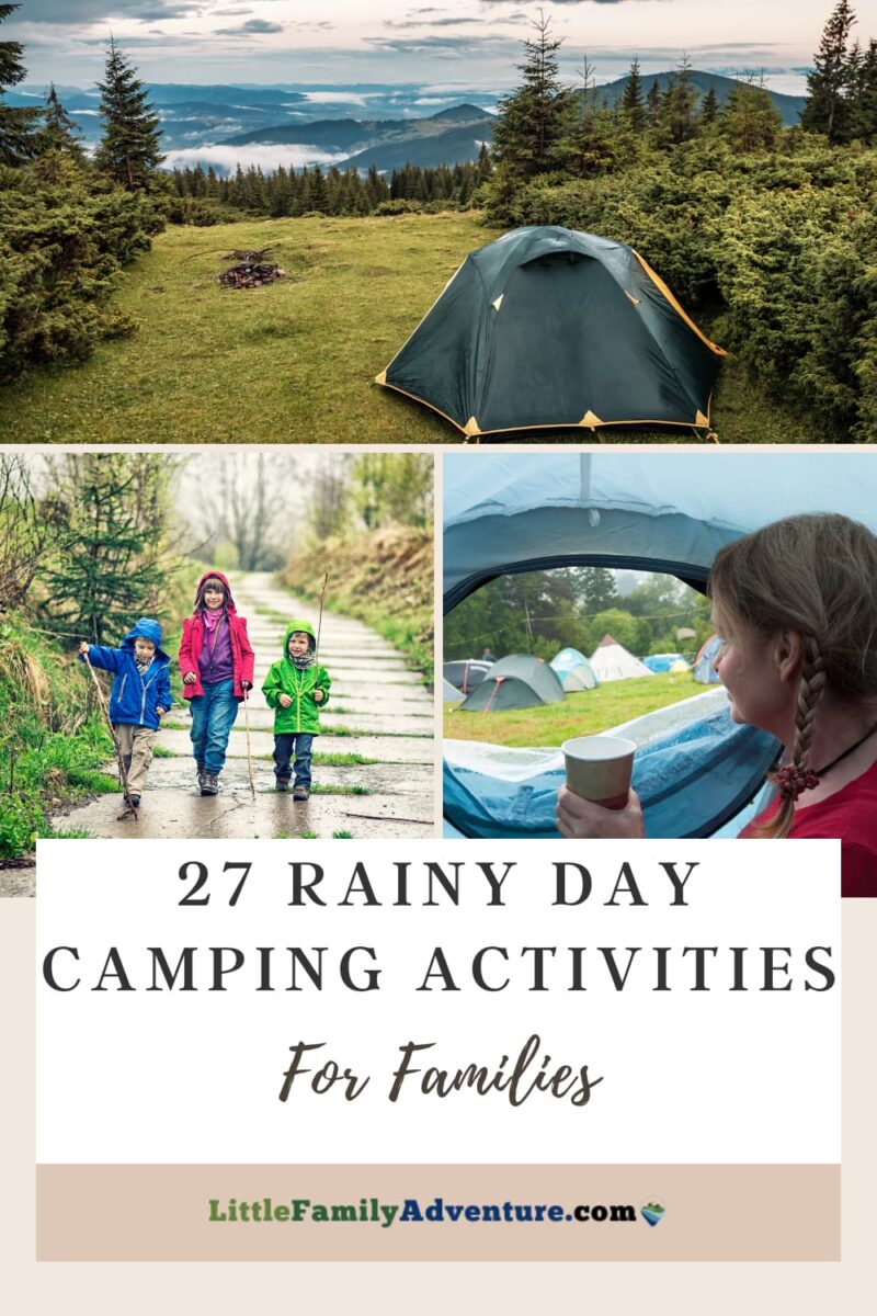 camping rainy day activities