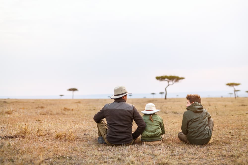 family safari in Kenya