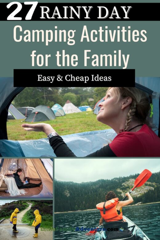 Camping in the Rain? Here are 25+ Great Ways to Keep the Family Busy!