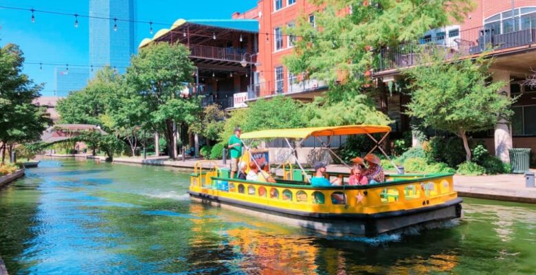 Bricktown Water Taxi floating on water