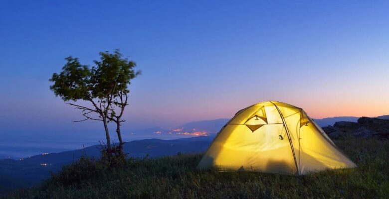 tent Camping at night