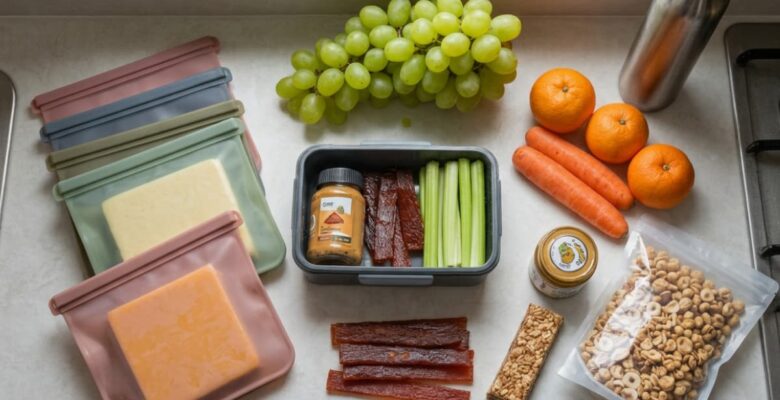 Road Trip Snack Flat Lay Kitchen Photo