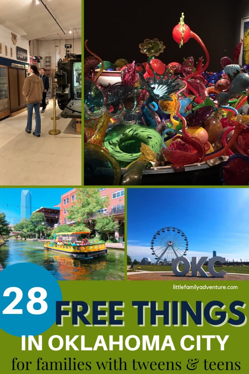 free things to do with kids in oklahoma city graphic