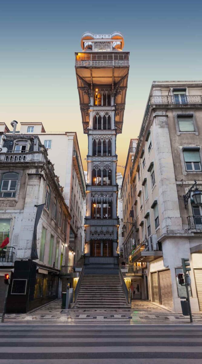 view of the Santa Justa Elevador