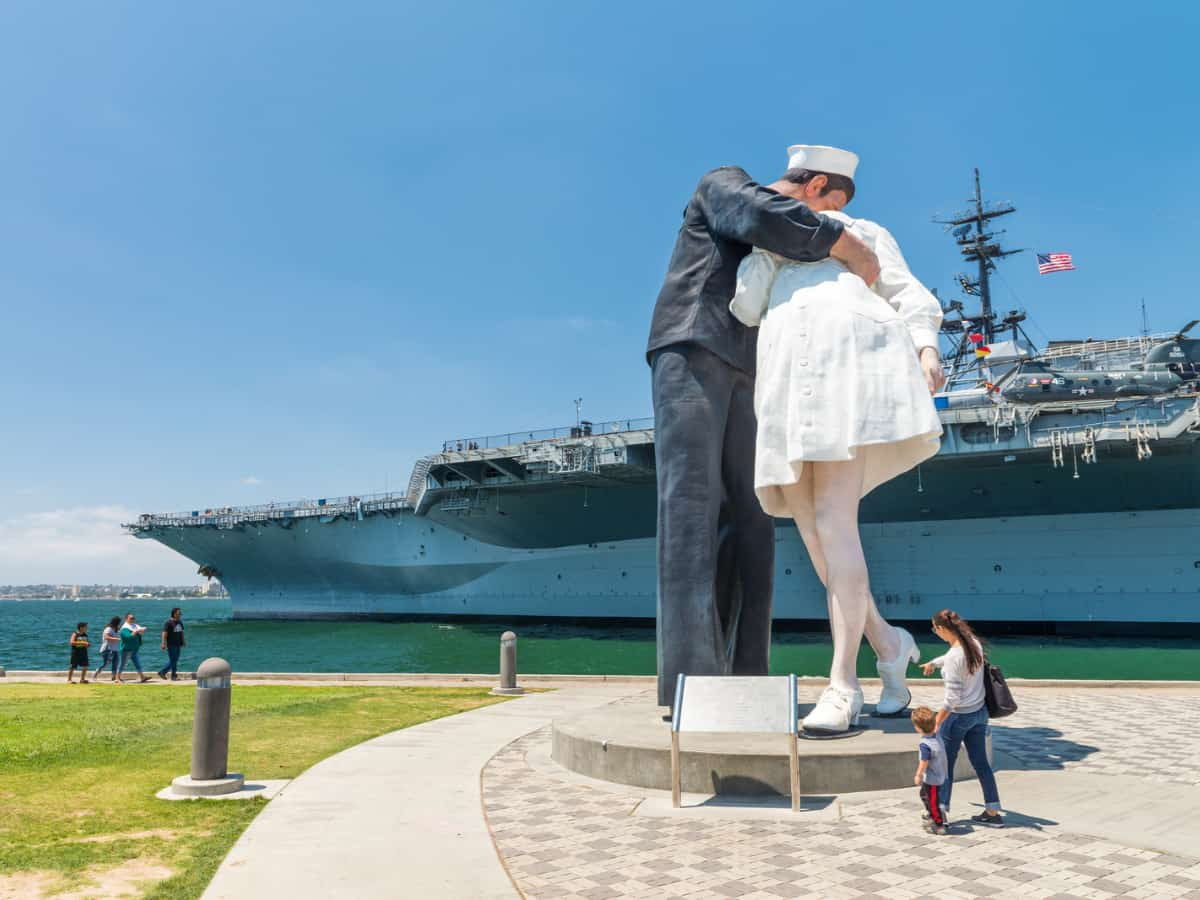 The Kissing Statue San Diego