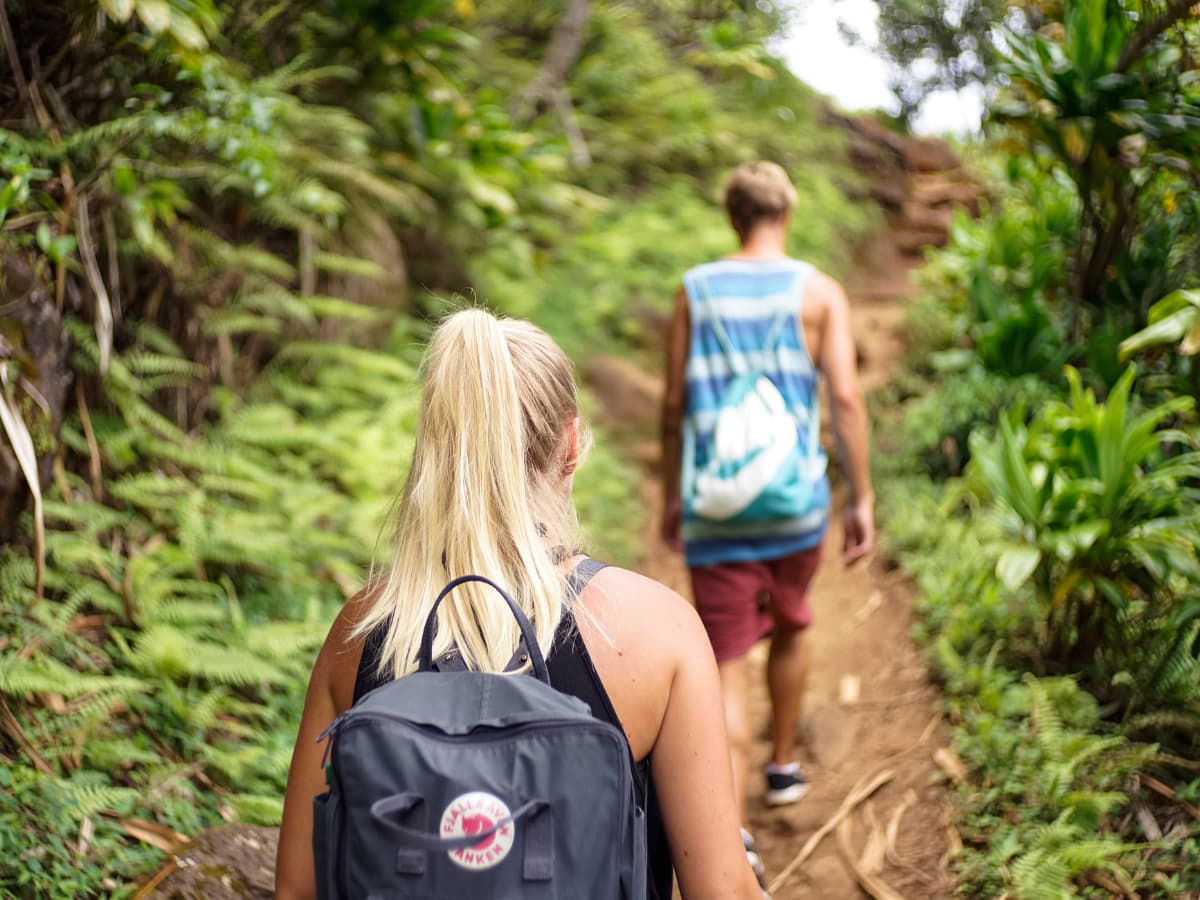 couple hiking