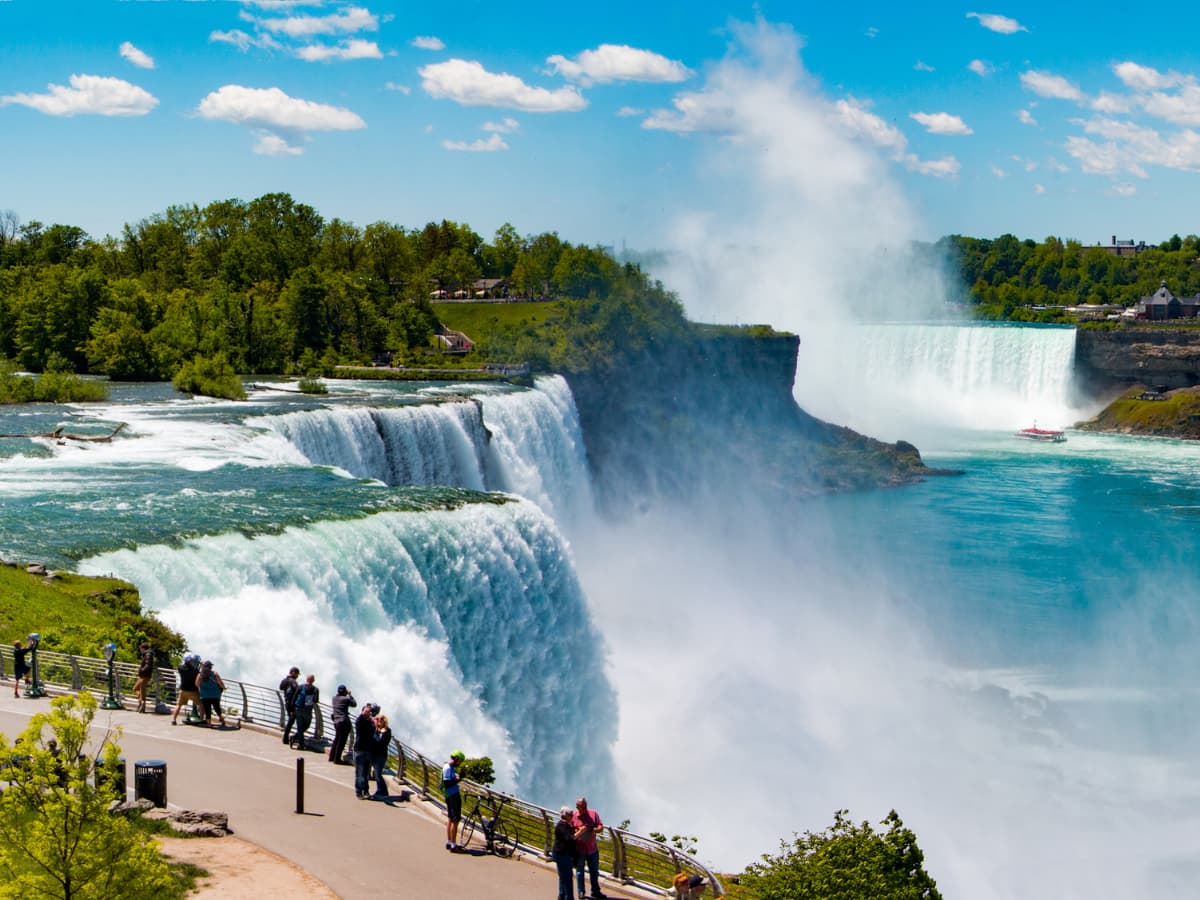 Niagara Falls NY, USA Side view