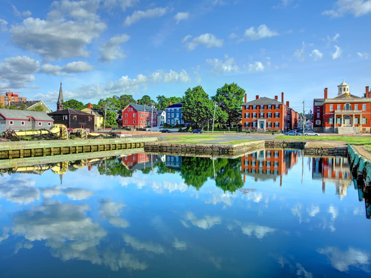 Historic Salem Massachusetts waterfront