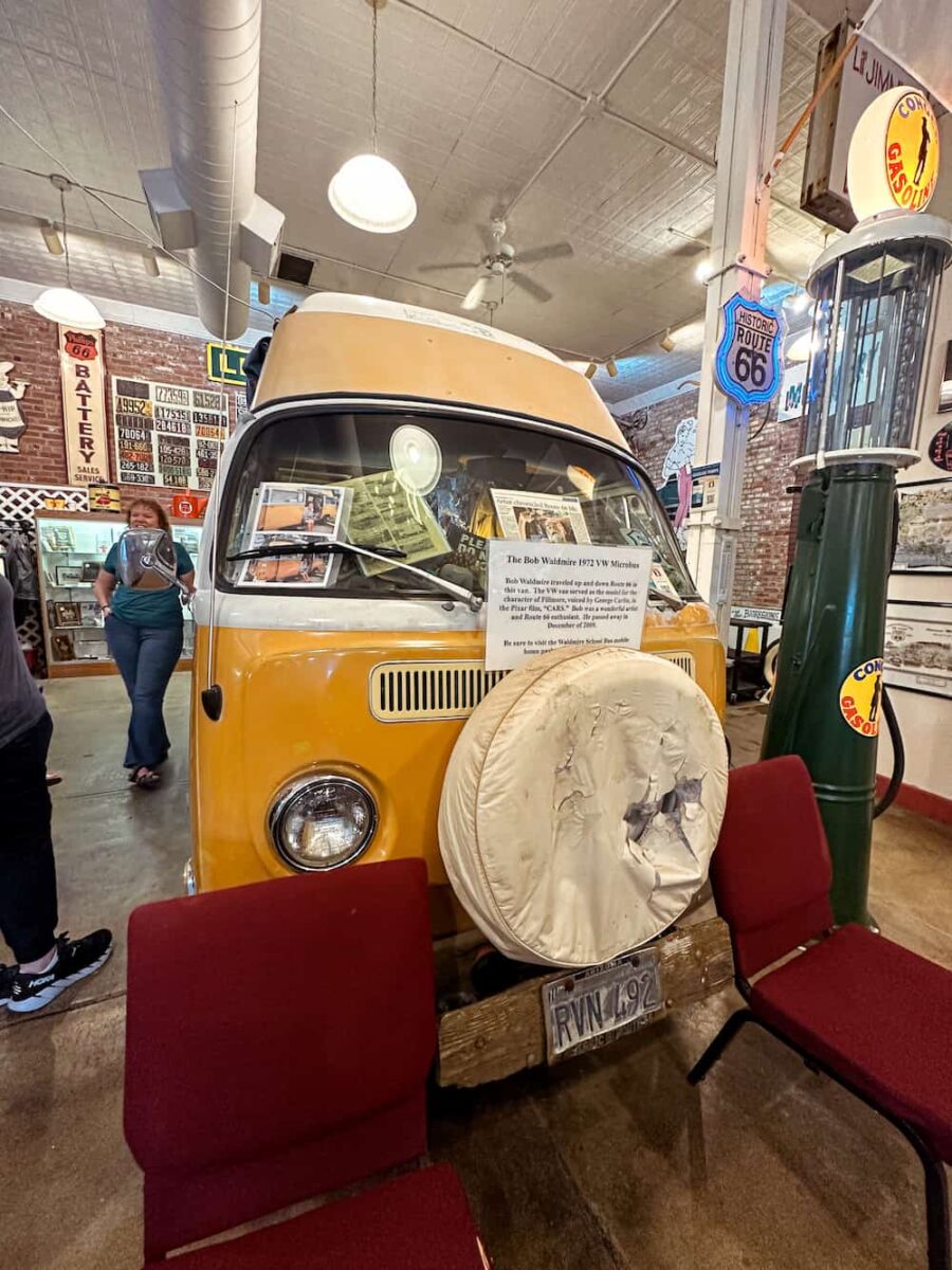VW bus inside museum