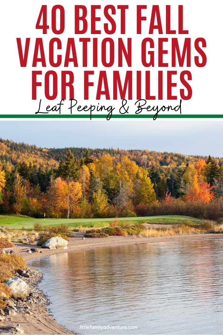 best fall getaways for families