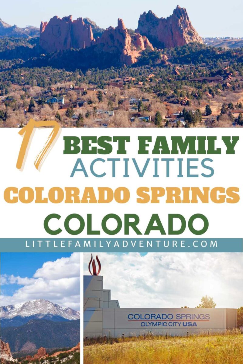 garden of the gods, pike's peak, and olympic arena things to do in colorado springs with kids