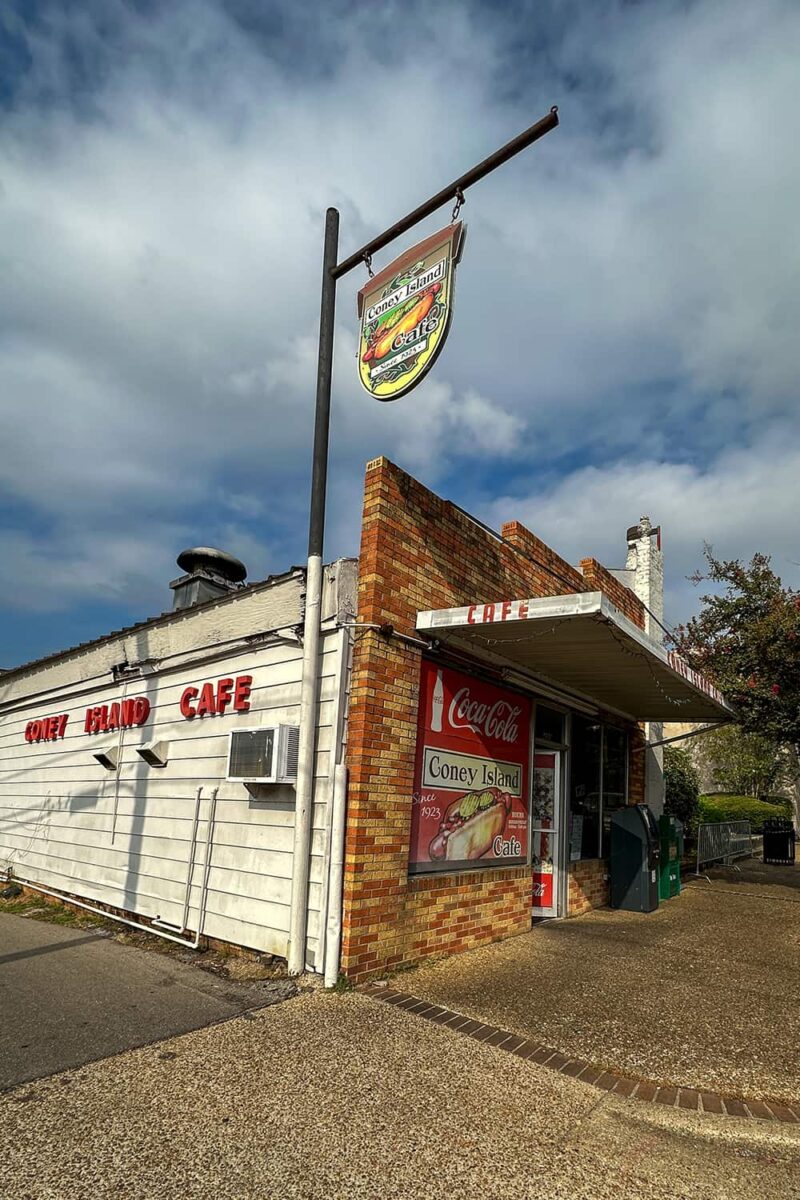 Coney Island Cafe building in Hattiesburg