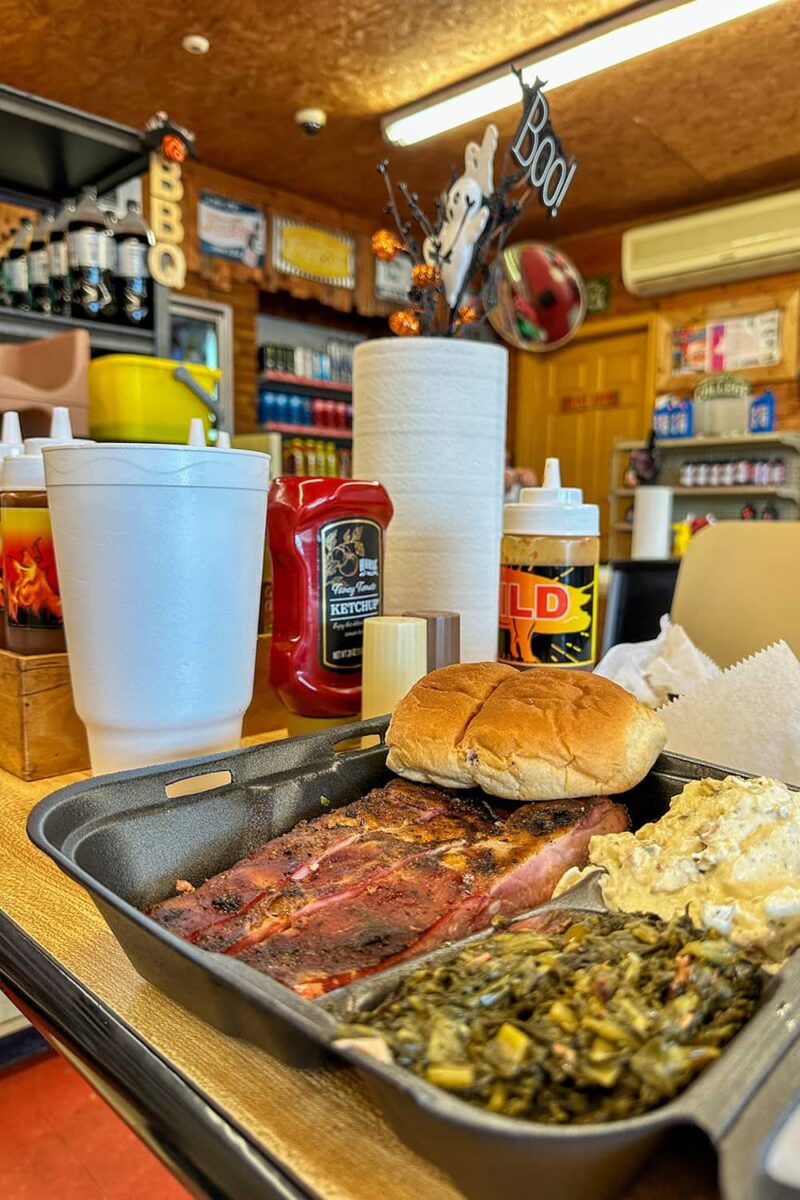 Ribs at Roses BBQ Hattiesburg