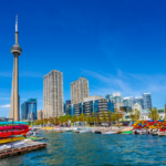 Things to do in Toronto - cityscape with harbour in foreground