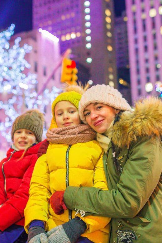 Holiday Lights Rockerfeller center NYC