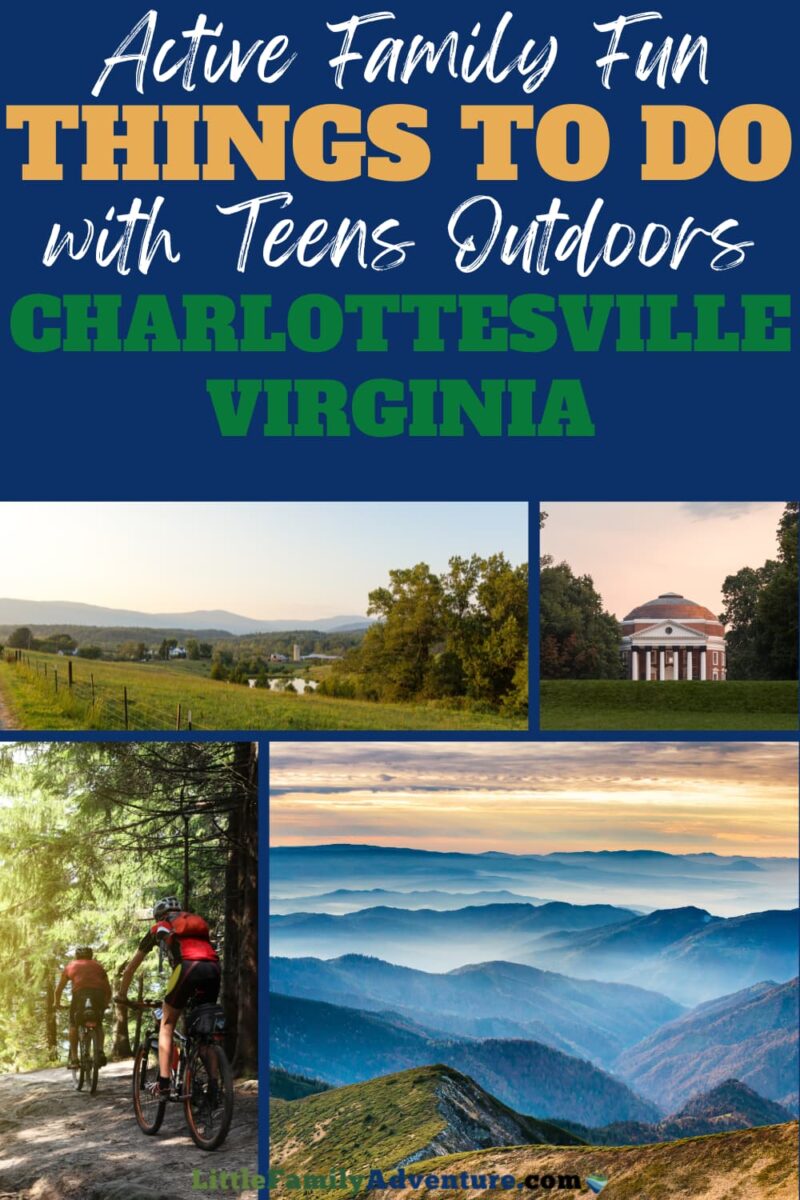 things to do in charlottesville VA outdoors with your family