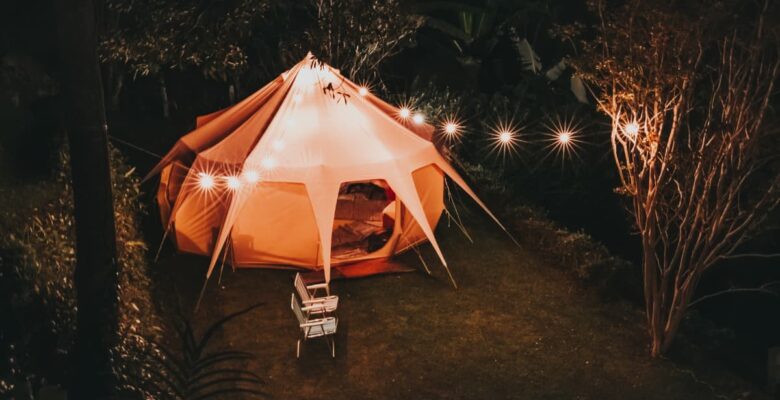 camping tent with nights