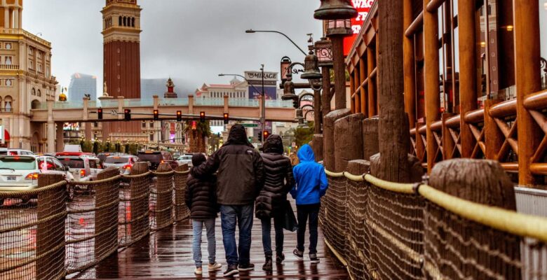 weatherproof vacation adventure family in rain
