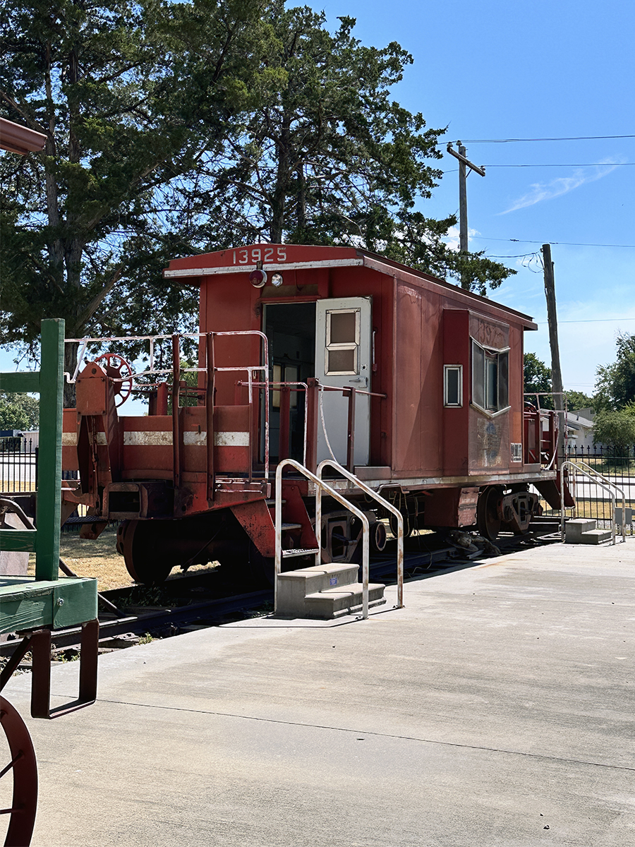 Caboose at Rock Island