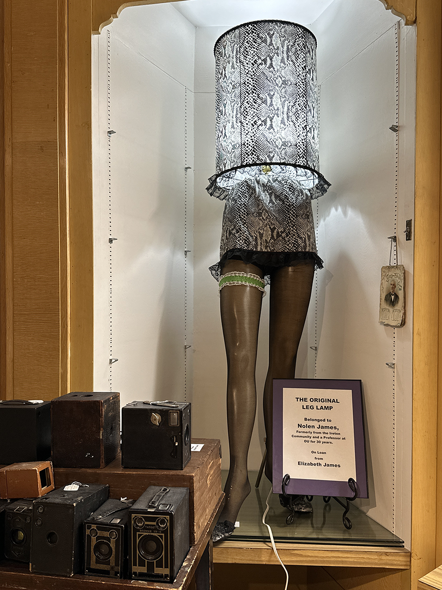 Original Leg Lamp - Grady County Historical Museum