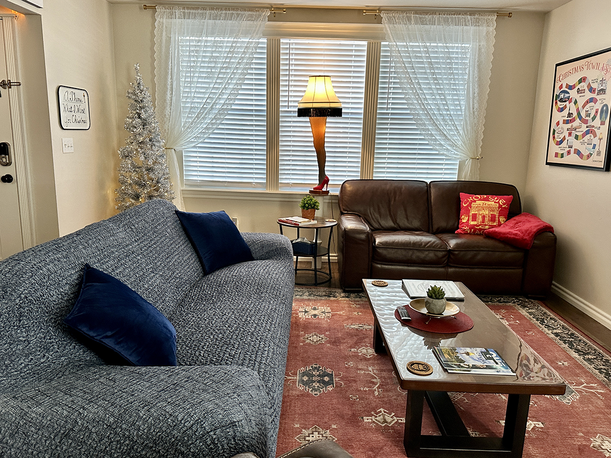 living room setting inside Ralphie's House in Chickasha