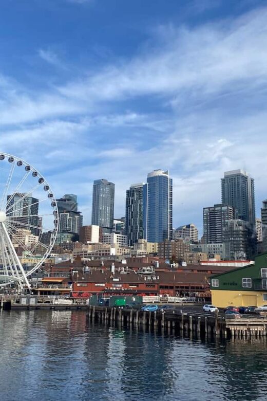 Seattle skyline from the water