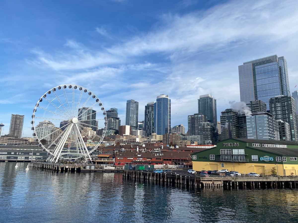 Seattle skyline from the water