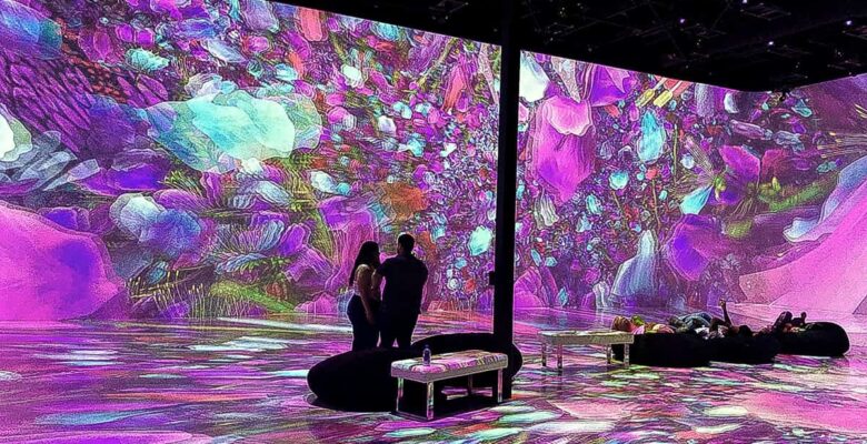 Artechouse - colorful art exhibit