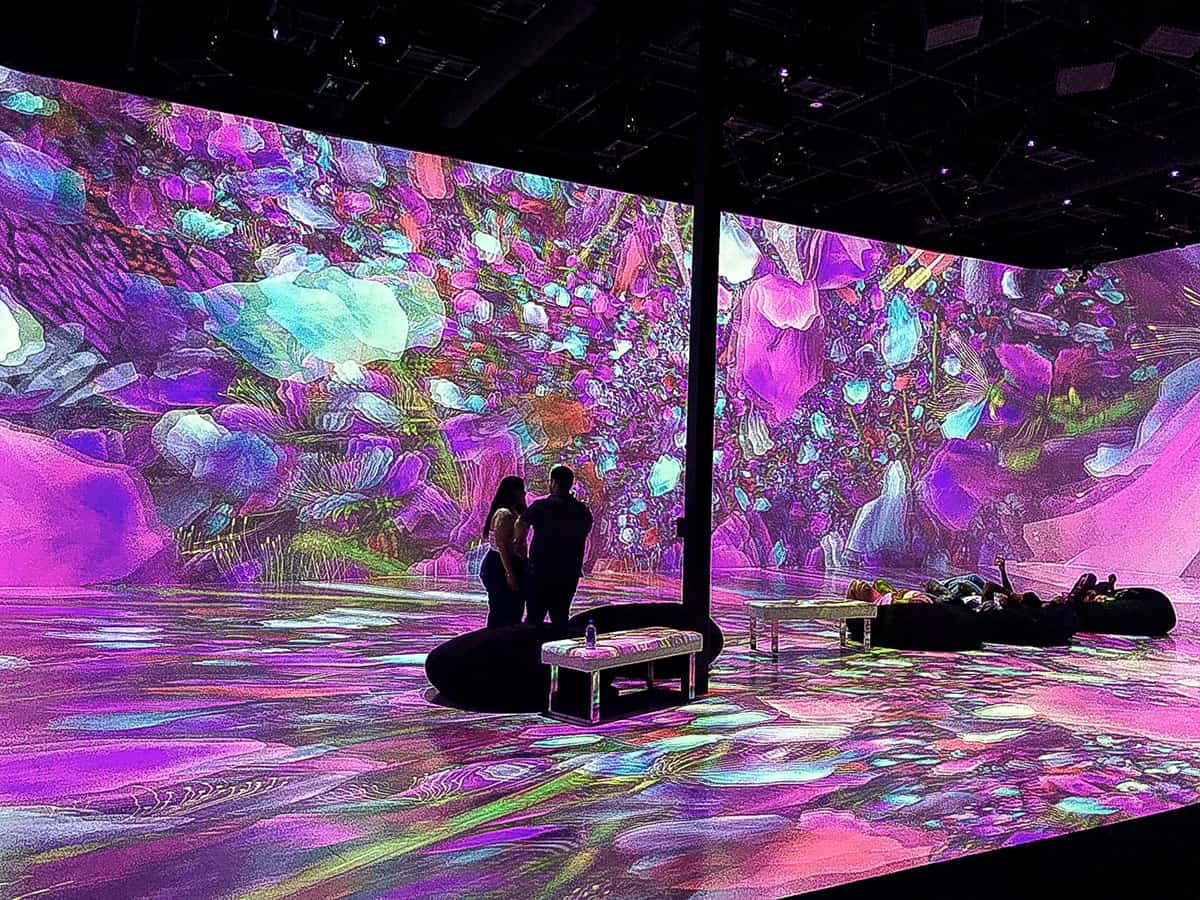 Artechouse - colorful art exhibit