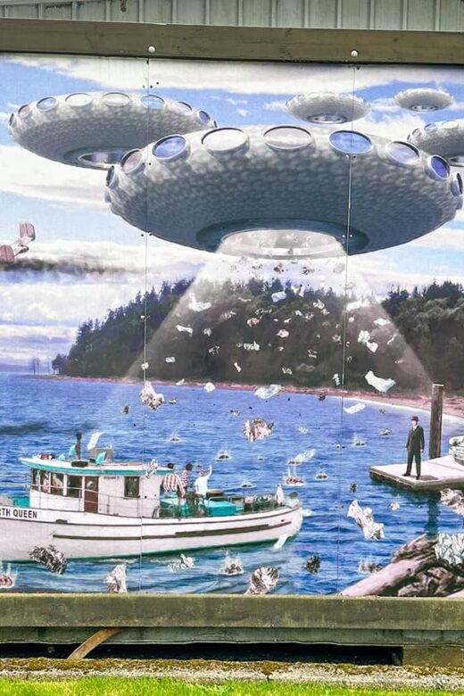 Maury Island Incident Mural