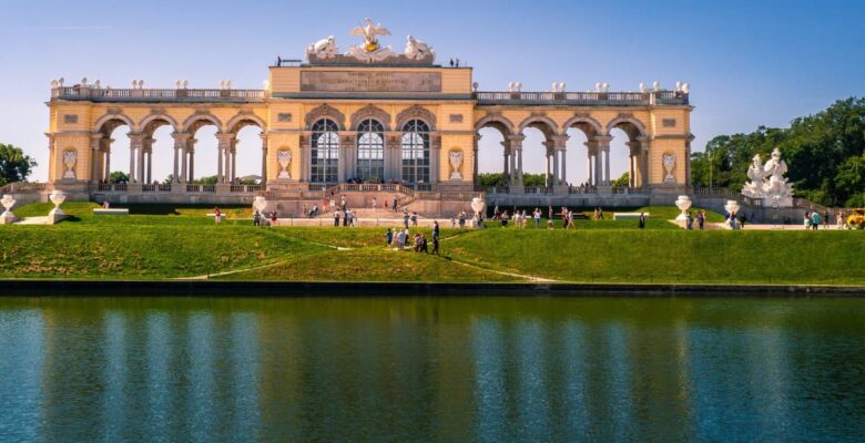 schönbrunn schlosspark in vienna, austria
