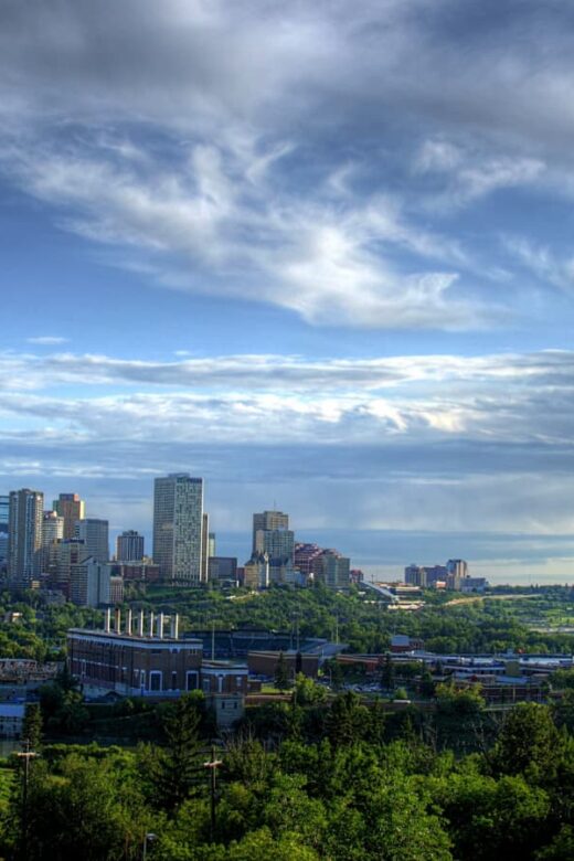 Edmondton Canada cityscape