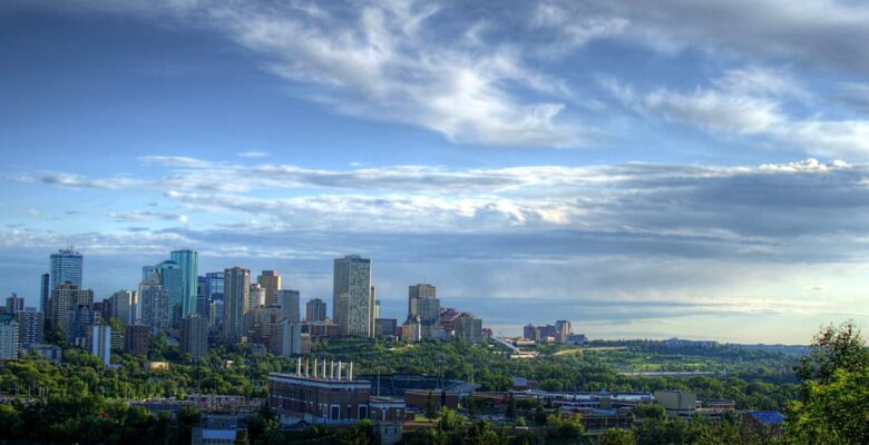 Edmondton Canada cityscape