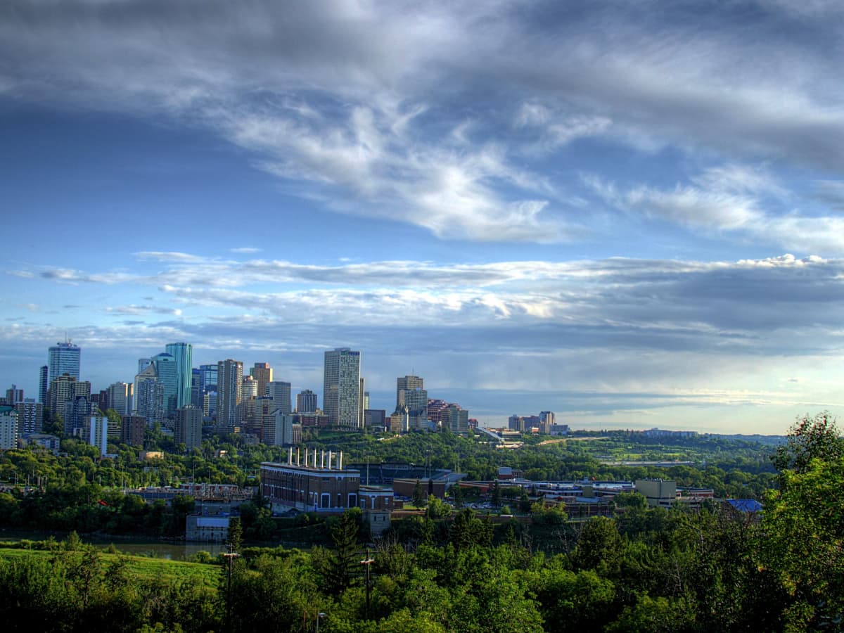 Edmondton Canada cityscape