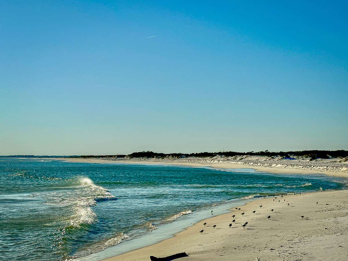 Gulf of Mexico off Fort Pickens near Pensacola