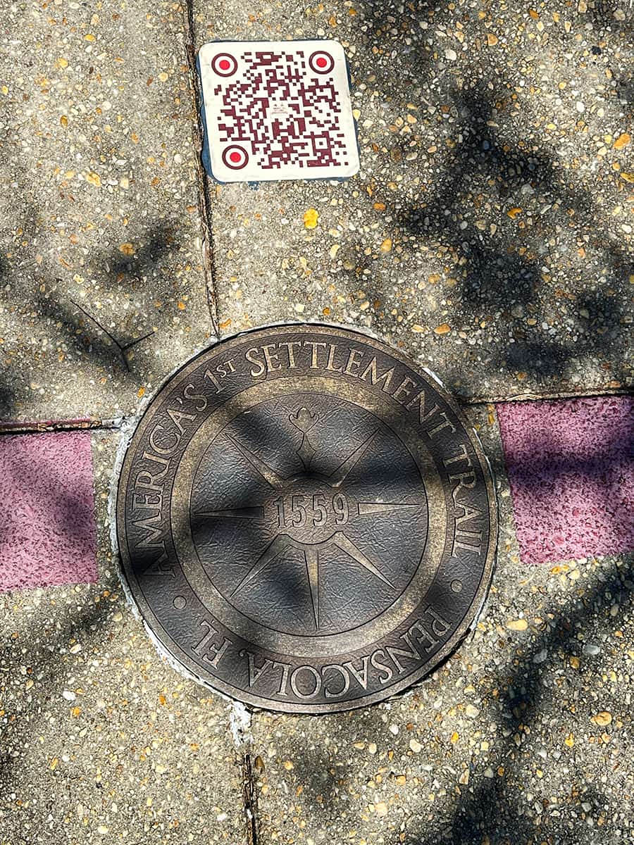 Pensacola Historic Trail marker