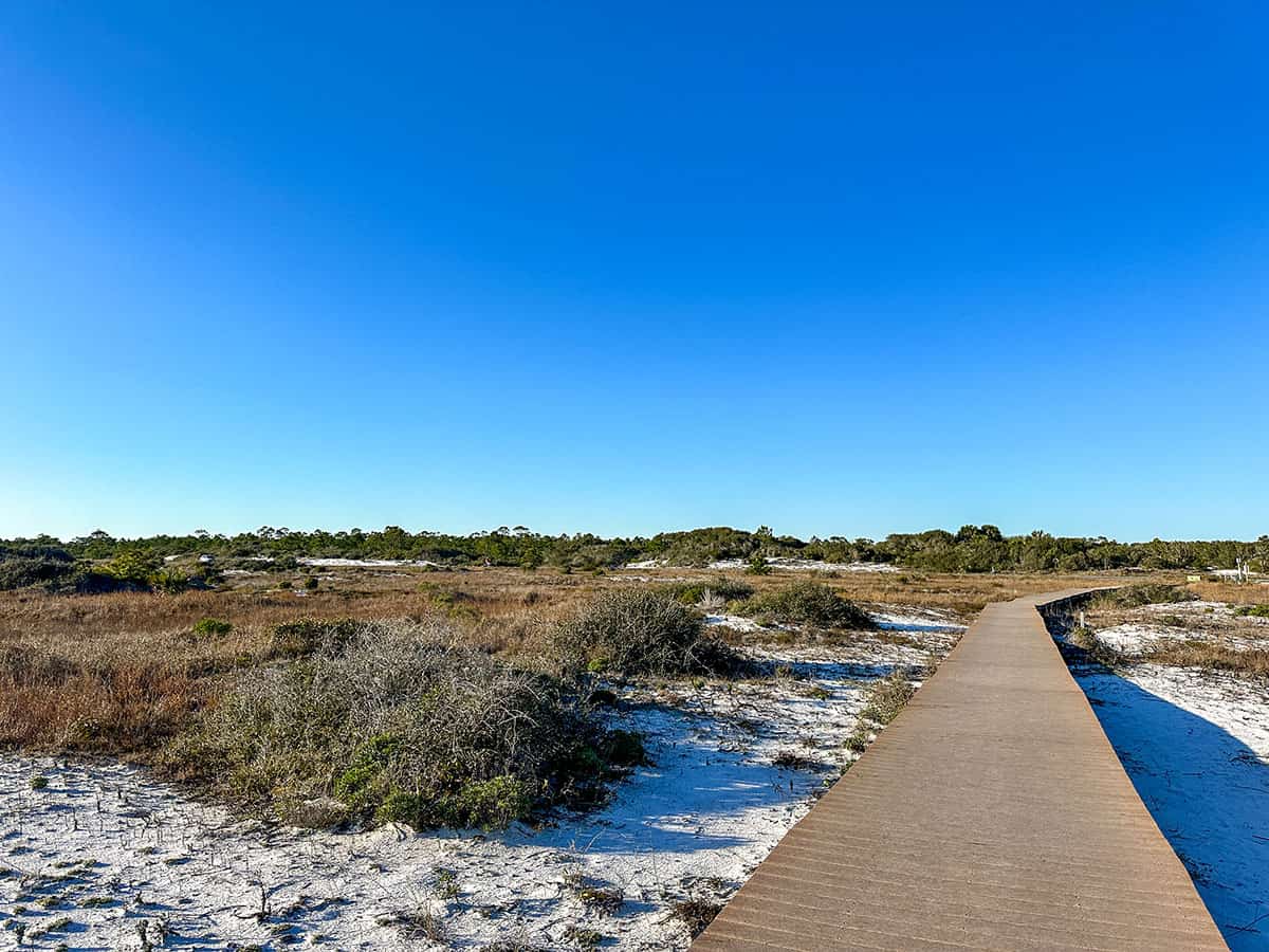 national seashore and boardwalk