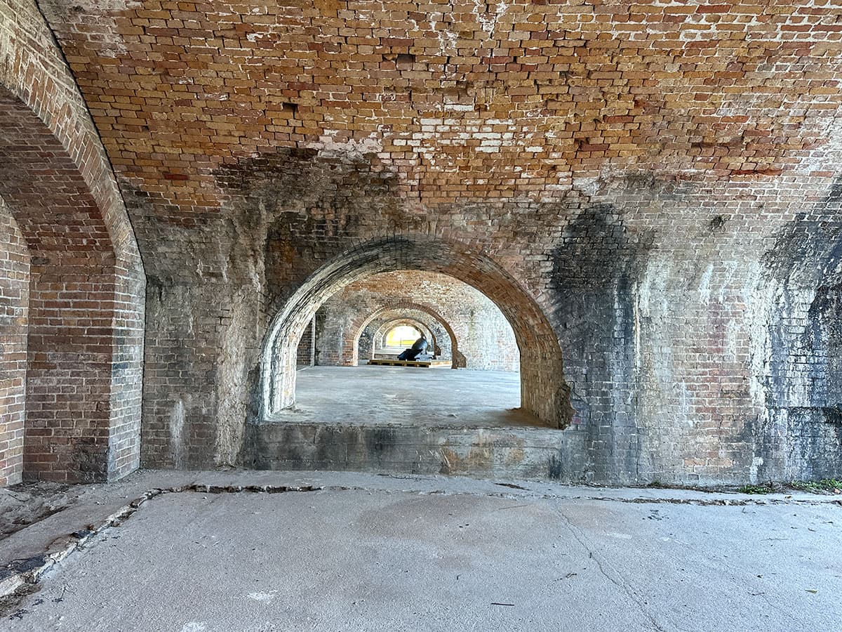 Fort Morgan interior